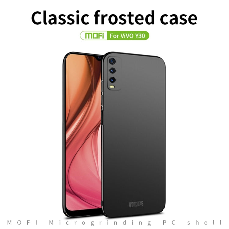 For vivo Y30 MOFI Frosted PC Ultra-thin Hard Case (Blue) - vivo Cases by MOFI | Online Shopping UK | buy2fix