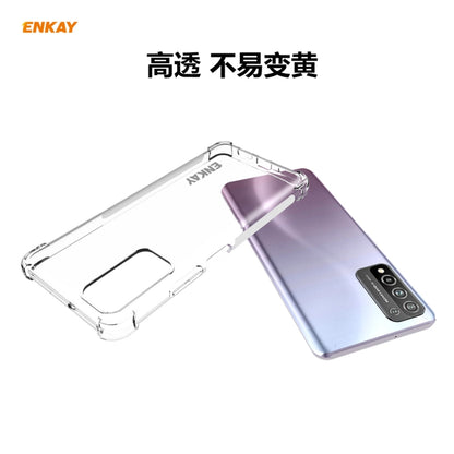 For Huawei Honor 10X Lite Hat-Prince ENKAY Clear TPU Shockproof Case Soft Anti-slip Cover - Honor Cases by ENKAY | Online Shopping UK | buy2fix