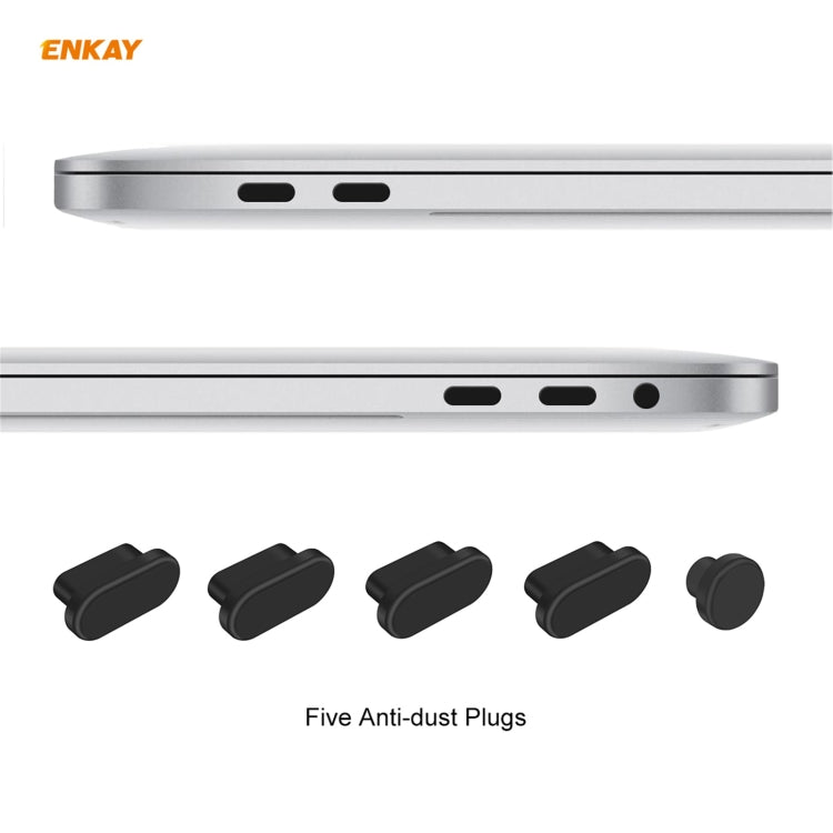 ENKAY 3 in 1 Matte Laptop Protective Case + US Version TPU Keyboard Film + Anti-dust Plugs Set for MacBook Pro 13.3 inch A1708 (without Touch Bar)(Cyan) - MacBook Pro Cases by ENKAY | Online Shopping UK | buy2fix