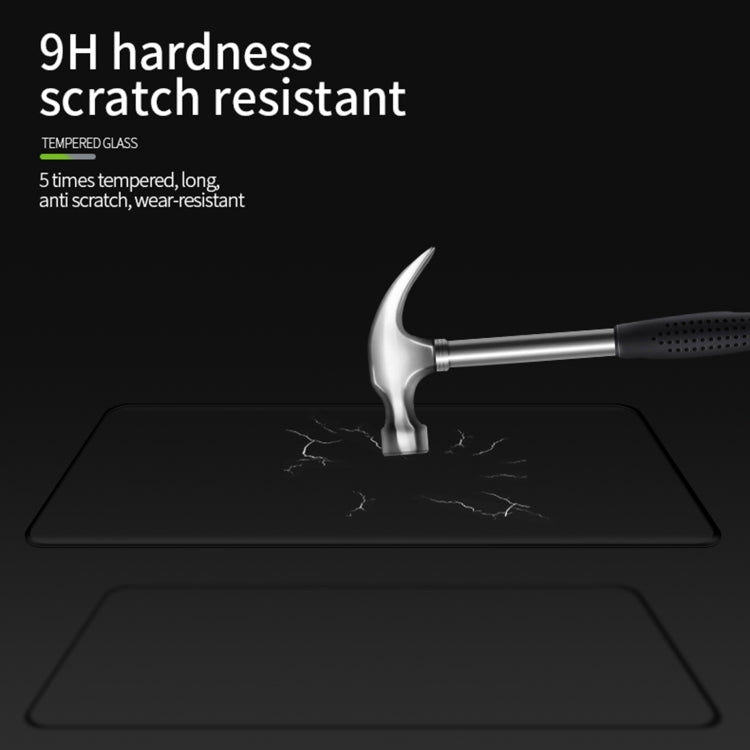 For Honor V40 PINWUYO 9H 3D Hot Bending Tempered Glass Film(Black) - Honor Tempered Glass by PINWUYO | Online Shopping UK | buy2fix