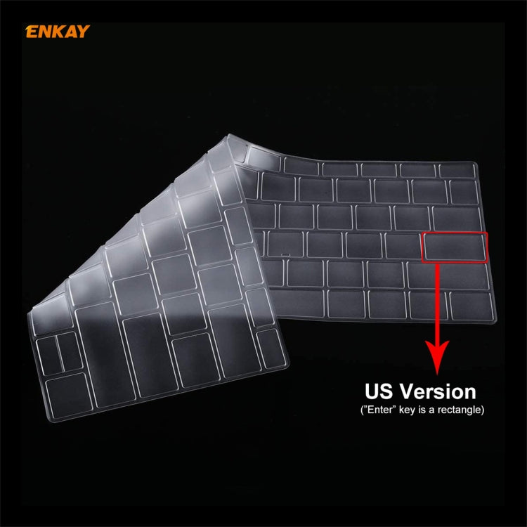 ENKAY Ultrathin Soft TPU Keyboard Protector Film For Huawei MateBook 13 inch, US Version - Keyboard Protector by ENKAY | Online Shopping UK | buy2fix