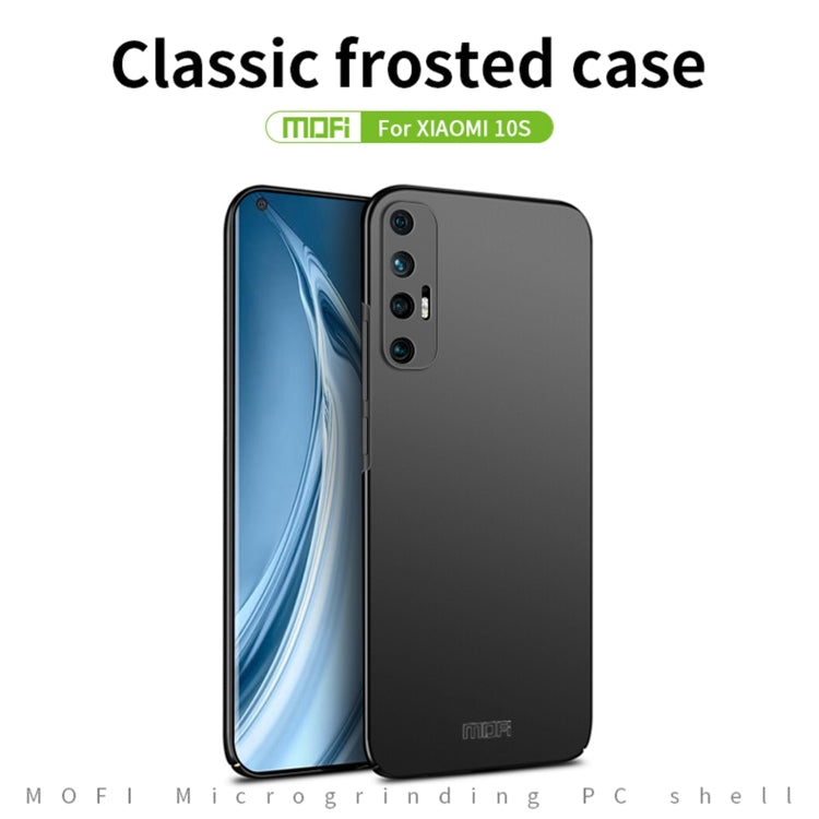 For Xiaomi Mi 10S MOFI Frosted PC Ultra-thin Hard Case(Red) - Xiaomi Cases by MOFI | Online Shopping UK | buy2fix