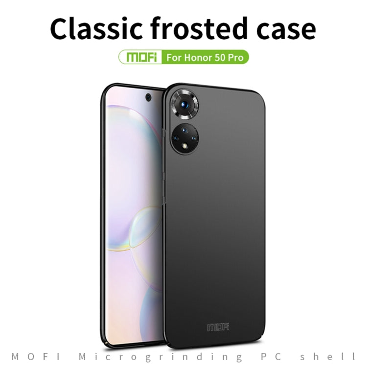 For Honor 50 Pro MOFI Frosted PC Ultra-thin Hard Case(Red) - Honor Cases by MOFI | Online Shopping UK | buy2fix