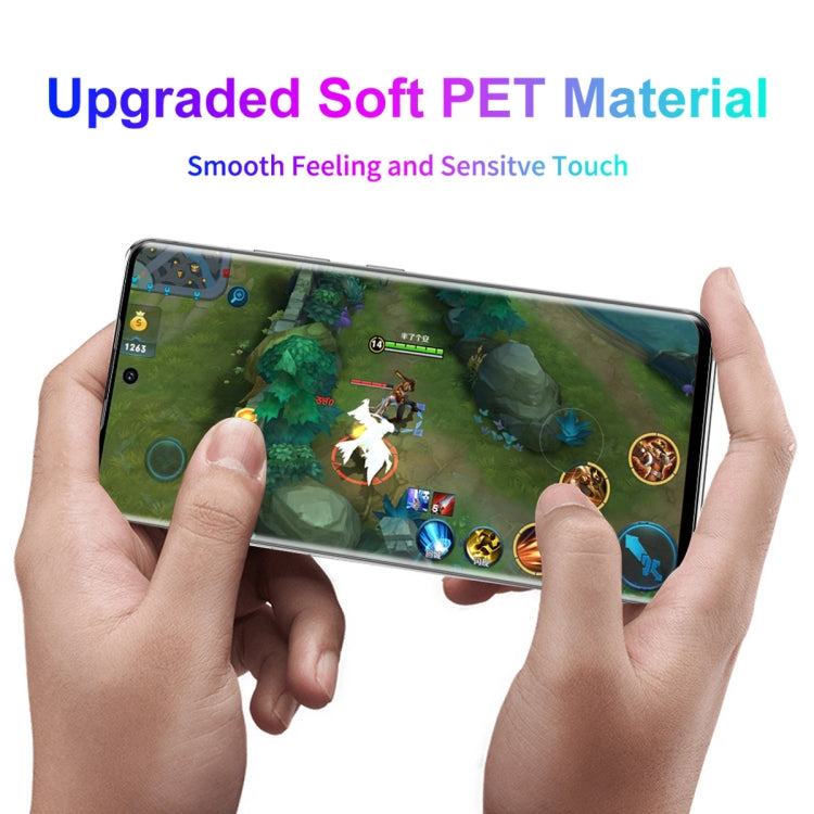 For Huawei P50 Pro 10 PCS ENKAY Hat-Prince 3D Curved Full Coverage PET Hot Bending HD Screen Protector Soft Film Support Fingerprint Unlock - For Huawei by ENKAY | Online Shopping UK | buy2fix