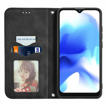 For Blackview A80 / A80s Retro Skin Feel Business Magnetic Horizontal Flip Leather Case with Holder & Card Slots & Wallet & Photo Frame(Black) - More Brand by buy2fix | Online Shopping UK | buy2fix