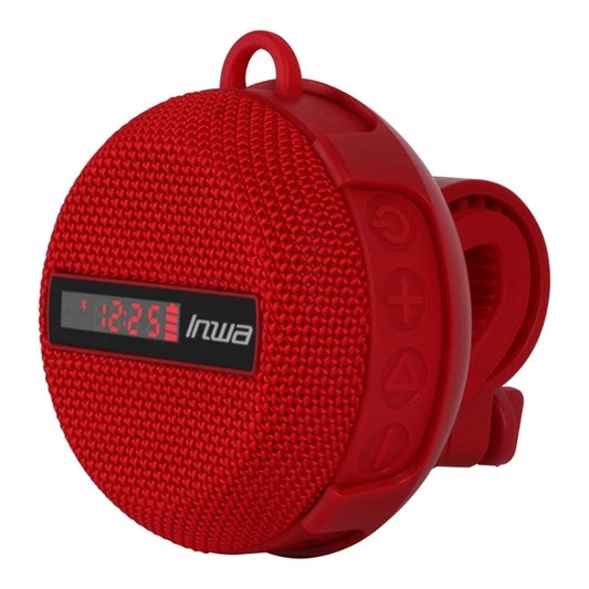 BT368 LED Digital Display Outdoor Portable IPX65 Waterproof Bluetooth Speaker(Red) - Waterproof Speaker by buy2fix | Online Shopping UK | buy2fix