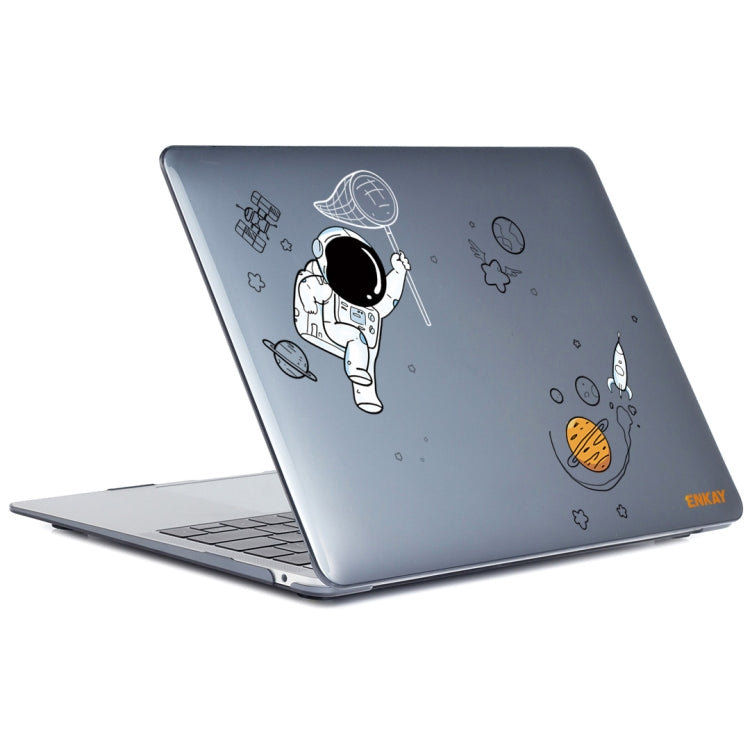 ENKAY Spaceman Pattern Laotop Protective Crystal Case for MacBook Pro 13.3 inch A1706 / A1708 / A1989 / A2159(Spaceman No.2) - MacBook Pro Cases by ENKAY | Online Shopping UK | buy2fix