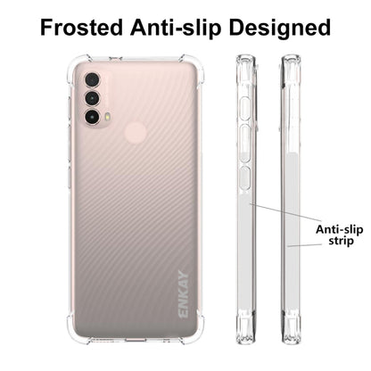 For Motorola Moto E30 / E40 ENKAY Transparent TPU Shockproof Case - Motorola Cases by ENKAY | Online Shopping UK | buy2fix