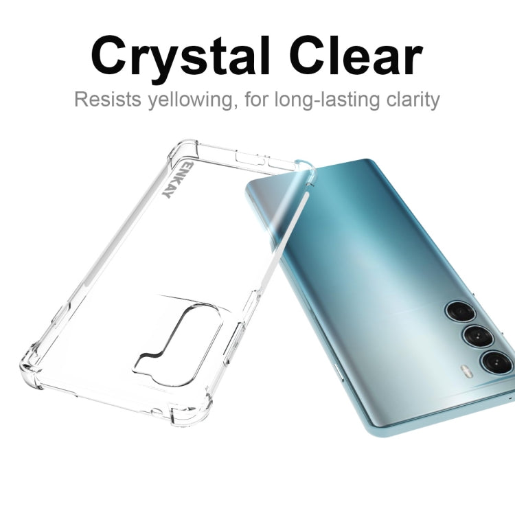 For Motorola Edge S30 / Moto G200 5G ENKAY Transparent TPU Shockproof Case - Motorola Cases by ENKAY | Online Shopping UK | buy2fix