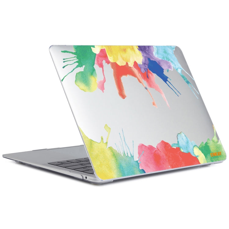 ENKAY Hat-Prince Forest Series Pattern Laotop Protective Crystal Case for MacBook Pro 16.2 inch A2485 2021/A2880 2023(Watercolor Pattern) - MacBook Pro Cases by ENKAY | Online Shopping UK | buy2fix