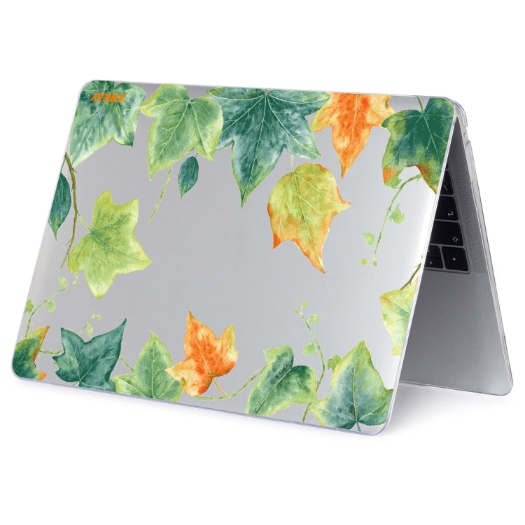 ENKAY Hat-Prince Forest Series Pattern Laotop Protective Crystal Case for MacBook Pro 16 inch A2141(Ivy Leaf Pattern) - MacBook Pro Cases by ENKAY | Online Shopping UK | buy2fix