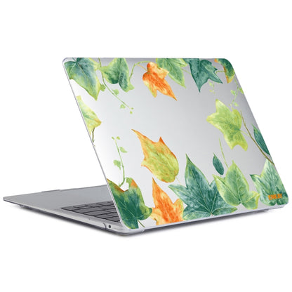 ENKAY Hat-Prince Forest Series Pattern Laotop Protective Crystal Case for MacBook Pro 13.3 inch A1706 / A1708 / A1989 / A2159(Ivy Leaf Pattern) - MacBook Pro Cases by ENKAY | Online Shopping UK | buy2fix