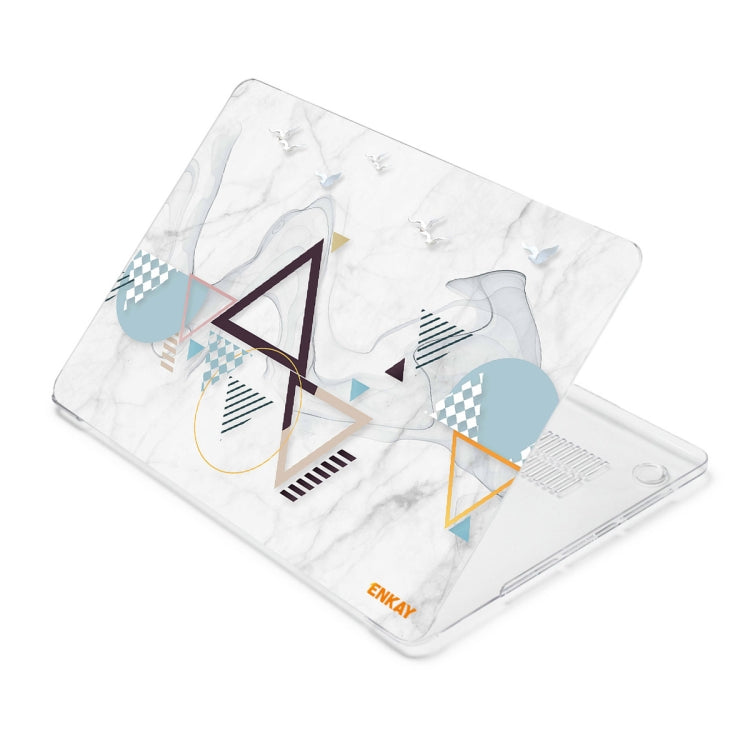 For MacBook Air 13.3 inch A2179 / A2337 ENKAY Hat-Prince Geometry Pattern Laotop Protective Crystal Case(Geometry No.4) - MacBook Air Cases by ENKAY | Online Shopping UK | buy2fix