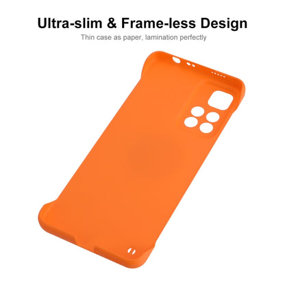 For Xiaomi Redmi Note 11 Pro / Pro+ 5G ENKAY Matte Frameless Hard PC Case(Orange) - Xiaomi Cases by ENKAY | Online Shopping UK | buy2fix