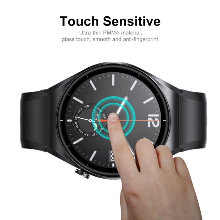 2 PCS For Xiaomi Watch S1 ENKAY Hat-Prince 3D Full Coverage Soft PC Edge + PMMA HD Protector Film - Screen Protector by ENKAY | Online Shopping UK | buy2fix
