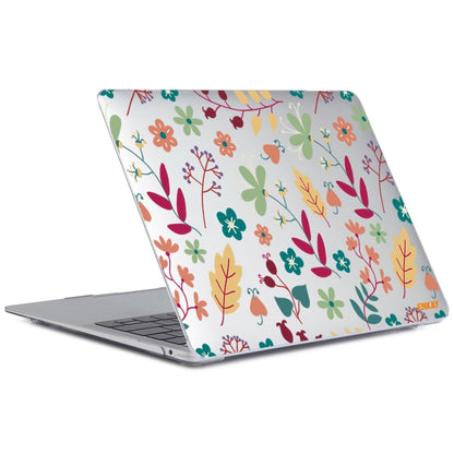 ENKAY Flower Series Pattern Laotop Protective Crystal Case for MacBook Pro 16 inch A2141(Spring) - MacBook Pro Cases by ENKAY | Online Shopping UK | buy2fix