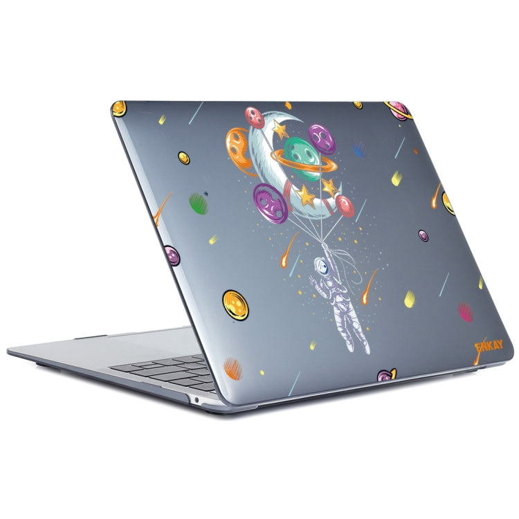 ENKAY Star Series Pattern Laotop Protective Crystal Case For MacBook Pro 13.3 inch A2251 / A2289 / A2338 2020(Balloon Astronaut) - MacBook Pro Cases by ENKAY | Online Shopping UK | buy2fix