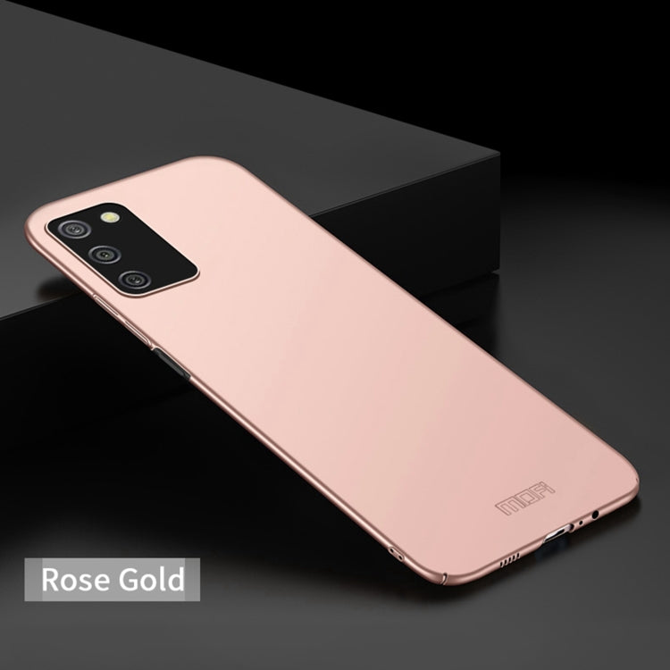 For Samsung Galaxy A02s EU / A03s / M02s / F02s MOFI Frosted PC Ultra-thin Hard Case(Rose Gold) - Galaxy Phone Cases by MOFI | Online Shopping UK | buy2fix