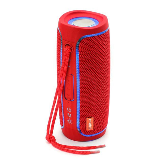 T&G TG288 TWS Portable LED Light Bluetooth Speaker(Red) - Desktop Speaker by T&G | Online Shopping UK | buy2fix