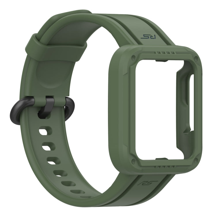 For Xiaomi Redmi Watch 2 Lite Silicone Solid Color Watch Band(Dark Green) - Watch Bands by buy2fix | Online Shopping UK | buy2fix