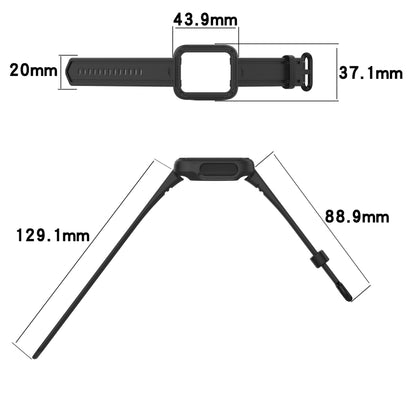 For Xiaomi Mi Watch Lite Silicone Solid Color Watch Band(Water Duck) - Watch Bands by buy2fix | Online Shopping UK | buy2fix