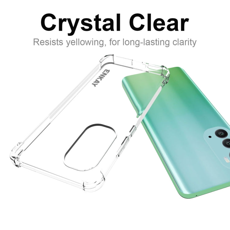 For Motorola Moto Edge 2022 ENKAY Transparent TPU Shockproof Phone Case - Motorola Cases by ENKAY | Online Shopping UK | buy2fix