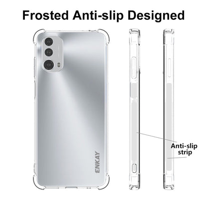 For Motorola Moto E32 / E32s ENKAY Transparent TPU Shockproof Phone Case - Motorola Cases by ENKAY | Online Shopping UK | buy2fix