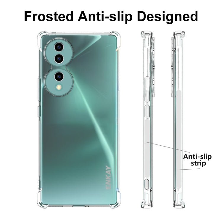 For Honor 70 ENKAY Transparent TPU Shockproof Phone Case - Honor Cases by ENKAY | Online Shopping UK | buy2fix