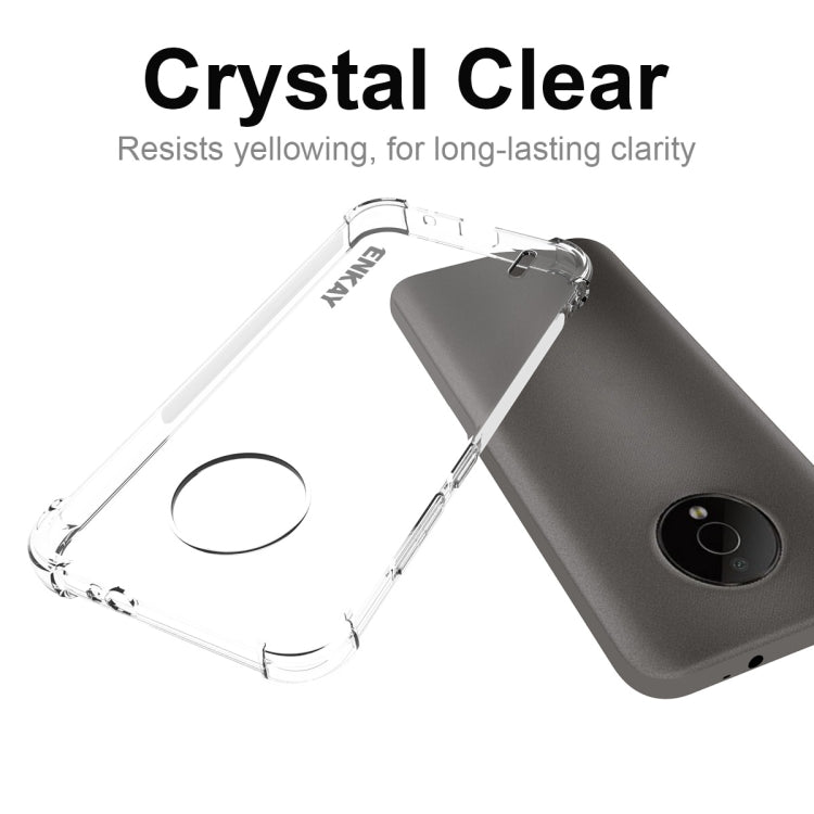 For Nokia C200 ENKAY Clear TPU Shockproof Phone Case - Nokia Cases by ENKAY | Online Shopping UK | buy2fix