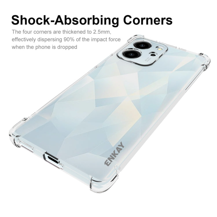 For Honor 80 SE 5G ENKAY Hat-Prince Clear TPU Shockproof Phone Case - Honor Cases by ENKAY | Online Shopping UK | buy2fix