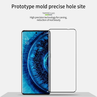 For vivo X90 / X90 Pro PINWUYO 9H 3D Hot Bending Tempered Glass Film(Black) - vivo Tempered Glass by PINWUYO | Online Shopping UK | buy2fix