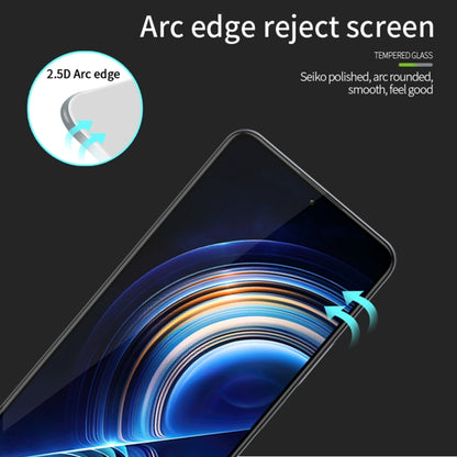 For Xiaomi Redmi K60/K60Pro PINWUYO 9H 2.5D Full Screen Tempered Glass Film(Black) -  by PINWUYO | Online Shopping UK | buy2fix