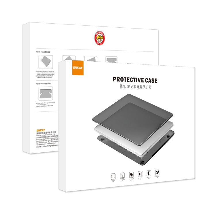 For Microsoft Surface Laptop 2/3/4/5 13.5 Cloth 1769/1867/1958/1950 ENKAY Hat-Prince Shockproof Crystal Hard Case(Transparent) - Microsoft by ENKAY | Online Shopping UK | buy2fix