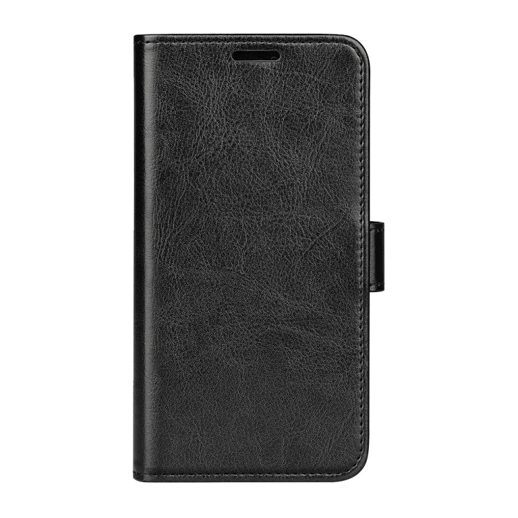 For OnePlus 11 R64 Texture Horizontal Flip Leather Phone Case(Black) - OnePlus Cases by buy2fix | Online Shopping UK | buy2fix