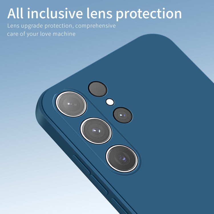 For Samsung Galaxy S24 Ultra 5G PINWUYO Sense Series Liquid Silicone TPU Phone Case(Blue) - Galaxy S24 Ultra 5G Cases by PINWUYO | Online Shopping UK | buy2fix