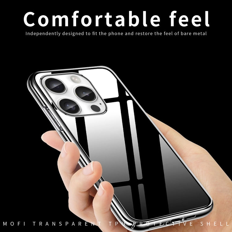 For iPhone 16 Pro MOFI Ming Series Ultra-thin TPU Phone Case(Transparent) - More iPhone Cases by MOFI | Online Shopping UK | buy2fix