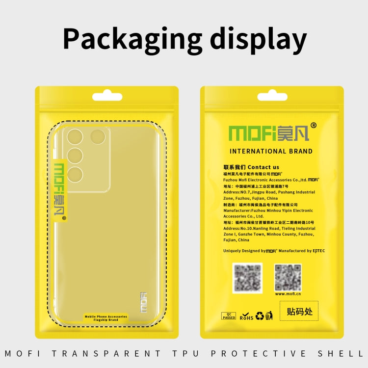 For vivo S17e MOFI Ming Series Ultra-thin TPU Phone Case(Transparent) - vivo Cases by MOFI | Online Shopping UK | buy2fix