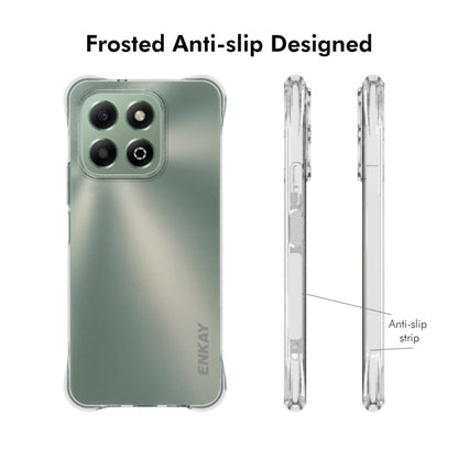 For Honor X6b 4G ENKAY Hat-Prince Transparent TPU Shockproof Phone Case - Honor Cases by ENKAY | Online Shopping UK | buy2fix