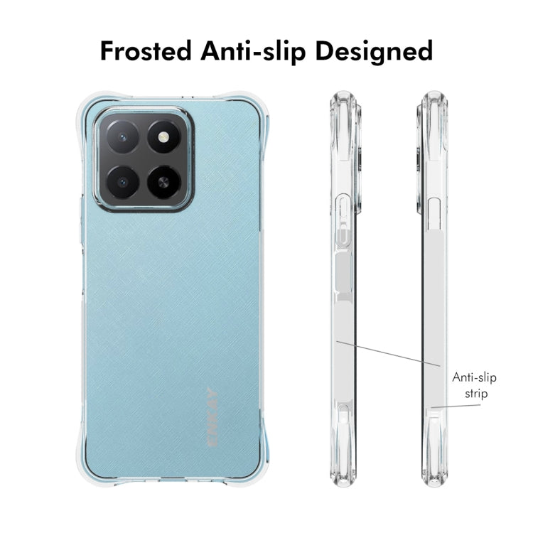 For Honor X5b 4G / X5b Plus 4G Global ENKAY Hat-Prince Transparent TPU Shockproof Phone Case - Honor Cases by ENKAY | Online Shopping UK | buy2fix