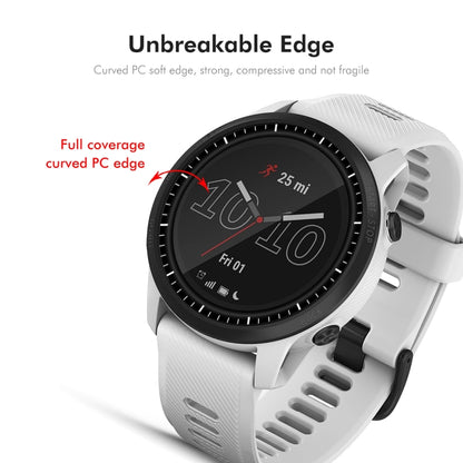 For Garmin Forerunner 945 ENKAY 3D Full Coverage Soft PC Edge + PMMA HD Screen Protector Film - Screen Protector by ENKAY | Online Shopping UK | buy2fix