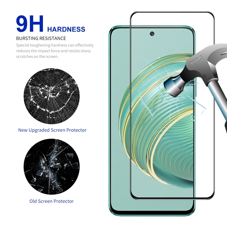 For Huawei nova 10z 5pcs ENKAY Full Glue High Aluminum-silicon Tempered Glass Film - Huawei Tempered Glass by ENKAY | Online Shopping UK | buy2fix