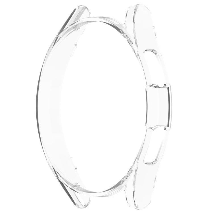 For Samsung Galaxy Watch 6 Classic 43mm Half Coverage Hollow PC Watch Protective Case(Transparent) - Watch Cases by buy2fix | Online Shopping UK | buy2fix
