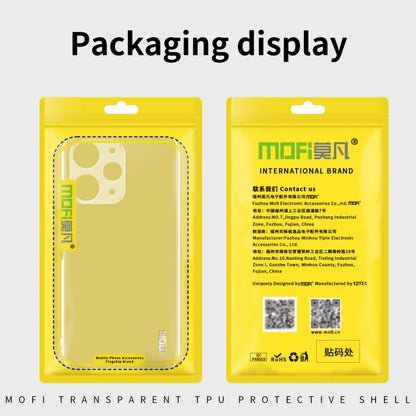 For Xiaomi Redmi 12 MOFI Ming Series Ultra-thin TPU Phone Case(Transparent) - Xiaomi Cases by MOFI | Online Shopping UK | buy2fix