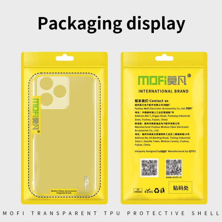 For Realme C67 4G MOFI Ming Series Ultra-thin TPU Phone Case(Transparent) - C67 Cases by MOFI | Online Shopping UK | buy2fix