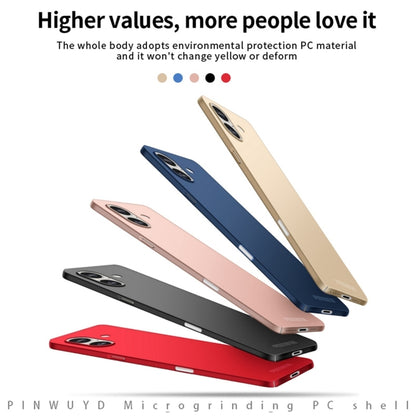 For iPhone 16 Plus PINWUYO Micro-Frosted PC Ultra-thin Hard Phone Case with Magsafe Magnetic Ring(Rose Gold) - iPhone 16 Plus Cases by PINWUYO | Online Shopping UK | buy2fix