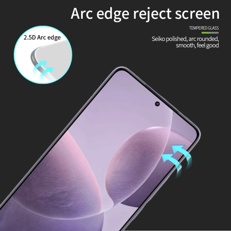 For Xiaomi Redmi K70 / Poco F6 Pro PINWUYO 9H 2.5D Full Screen Tempered Glass Film(Black) - K70 Tempered Glass by PINWUYO | Online Shopping UK | buy2fix