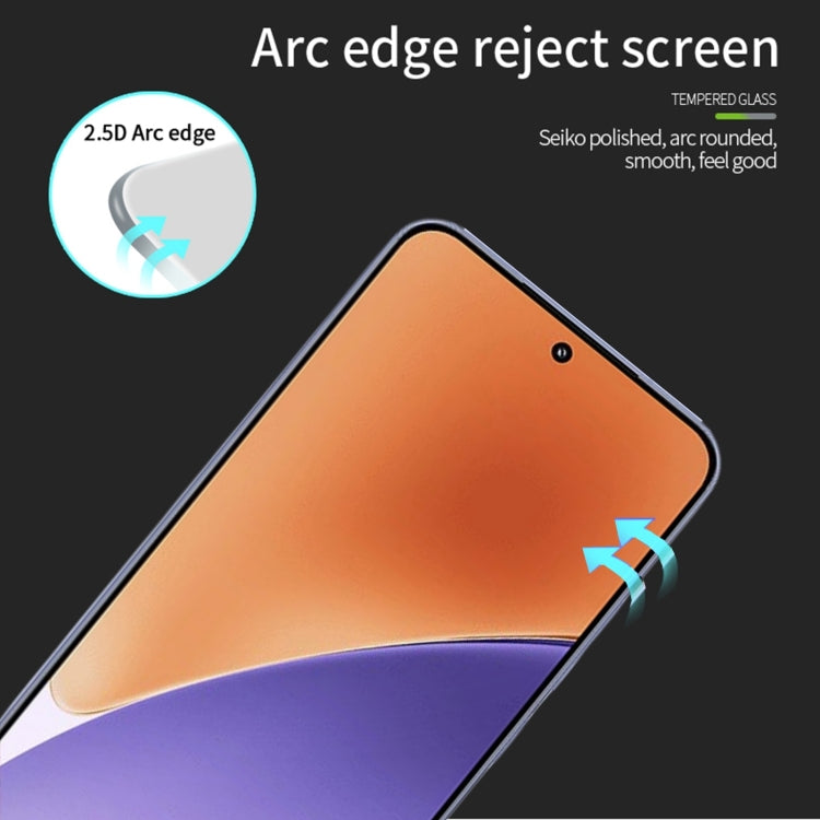 For Xiaomi 15 PINWUYO 9H 2.5D Full Screen Tempered Glass Film(Black) - 15 Tempered Glass by PINWUYO | Online Shopping UK | buy2fix