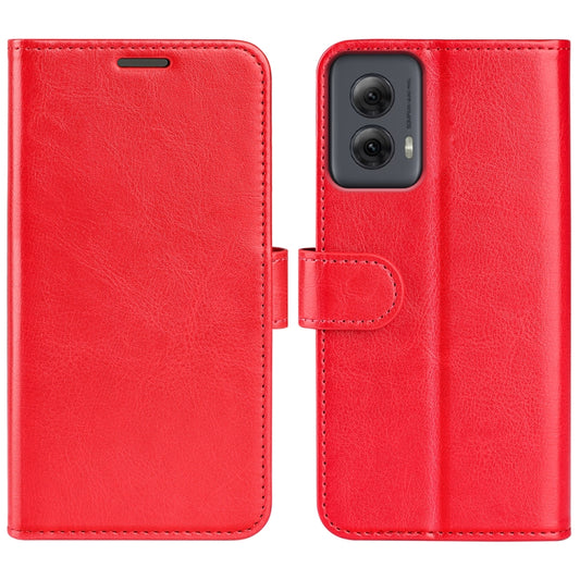 For Motolora Moto G Power 5G 2024 R64 Texture Horizontal Flip Leather Phone Case(Red) - Motorola Cases by buy2fix | Online Shopping UK | buy2fix