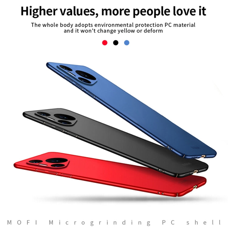 For Huawei Pura 70 MOFI Micro-Frosted PC Ultra-thin Hard Phone Case(Blue) - Huawei Cases by MOFI | Online Shopping UK | buy2fix