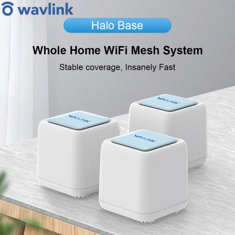 WAVLINK WN535M3 For Home Office 3pcs Mesh Wireless Router AC1200 Dual Band WiFi Signal Booster, Plug:UK Plug - Wireless Routers by WAVLINK | Online Shopping UK | buy2fix